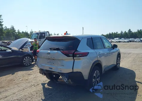 2021 Nissan Rogue Sv Intelligent Awd из США, поврежденный, VIN 5N1AT3BB9MC710316